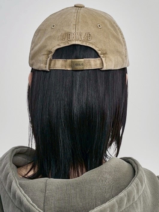 【AJOBYAJO】Wappen Washed Cap / 【アジョバイアジョ】ワッペンウォッシュドキャップ