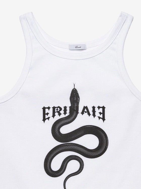 【E RIN AI E】BLACK MAMBA SLEEVELESS