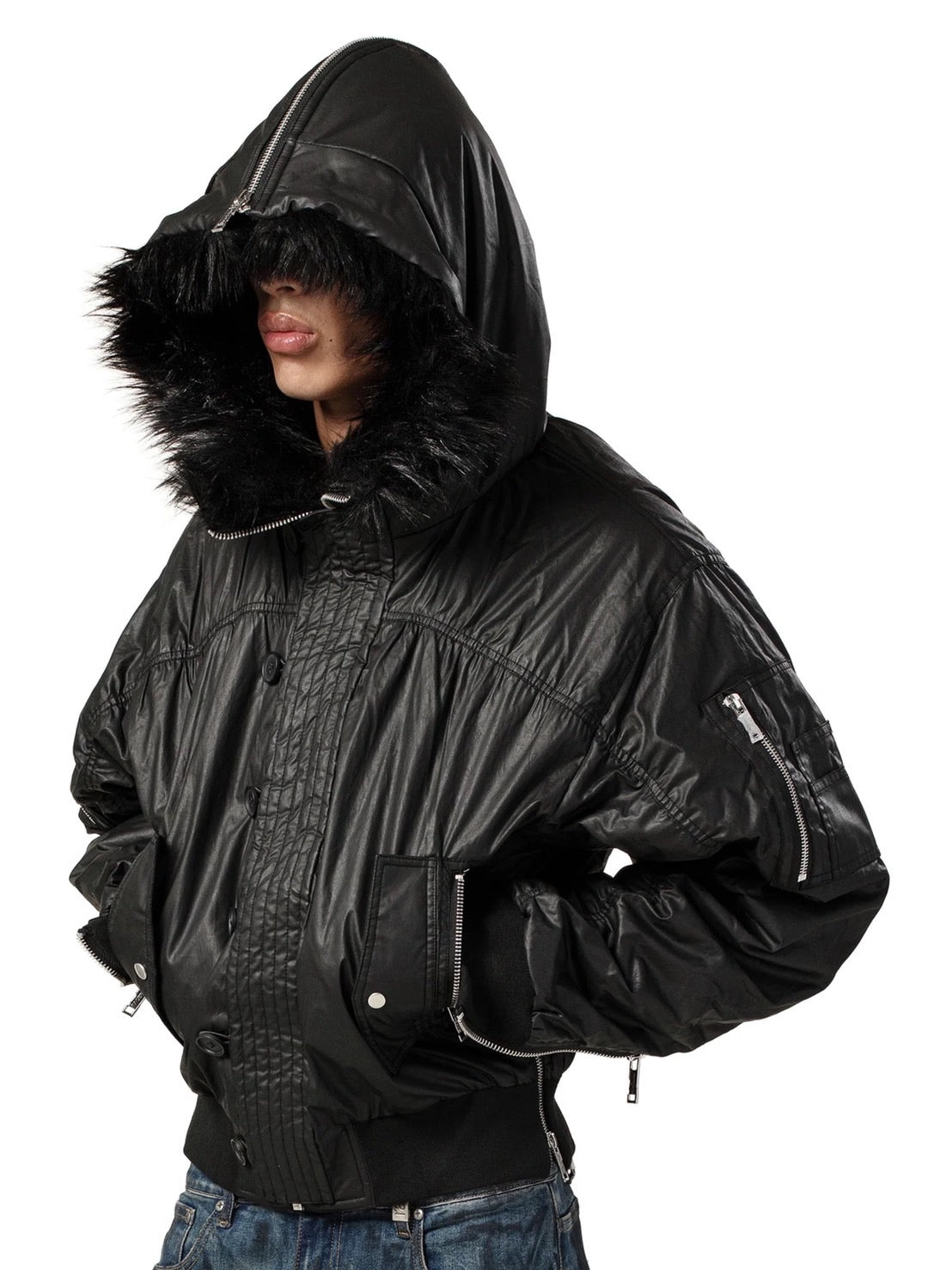 【RACER WORLDWIDE】Aviator Bomber 2 / 【レーサーワールドワイド】ジップポケットファージャケット