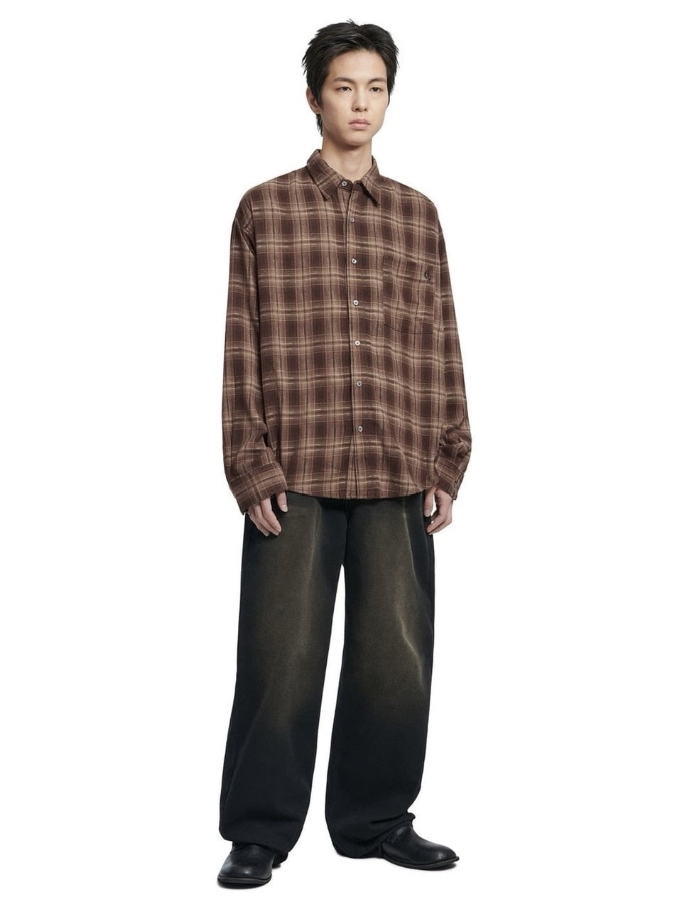 【NOMANUAL】FLANNEL CHECK SHIRT