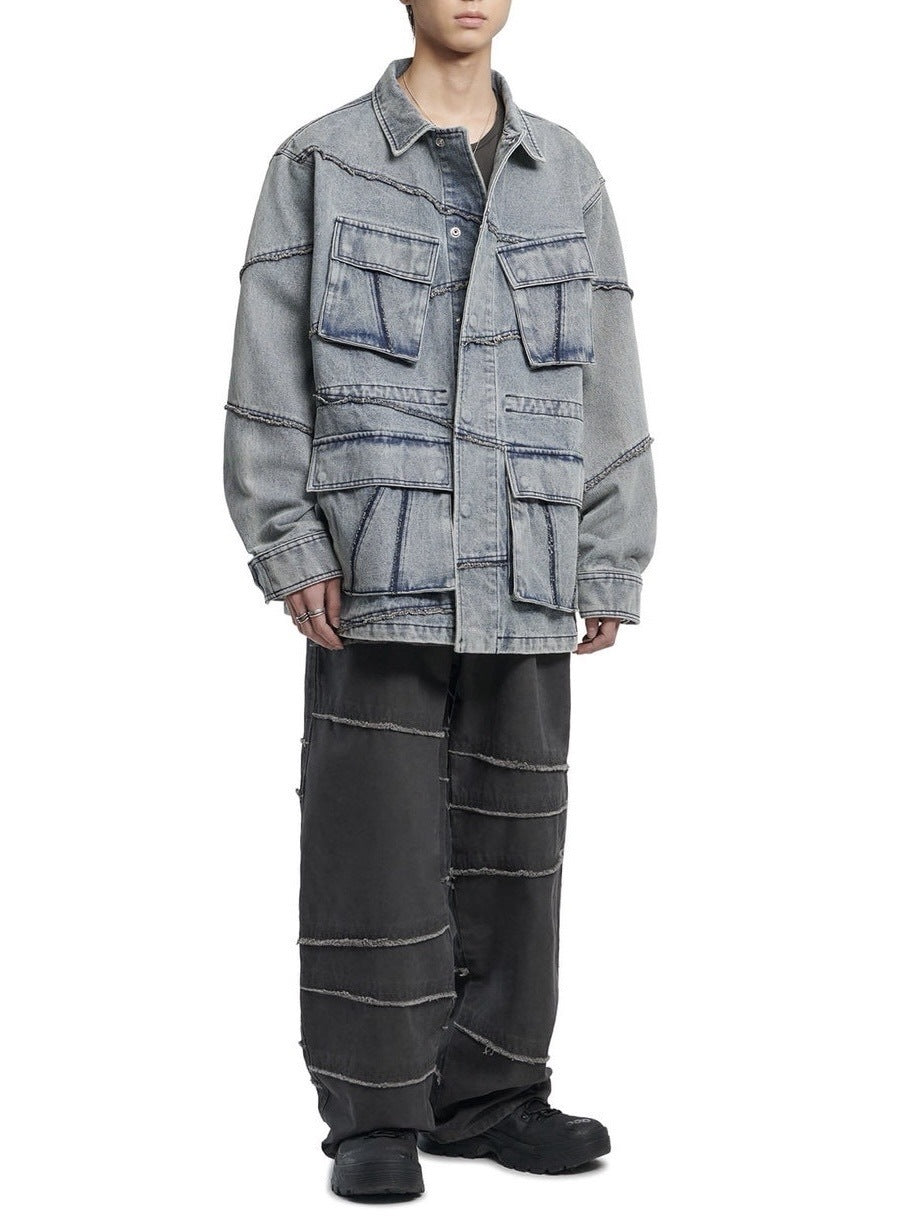 【NOMANUAL】R.C DENIM BDU JACKET