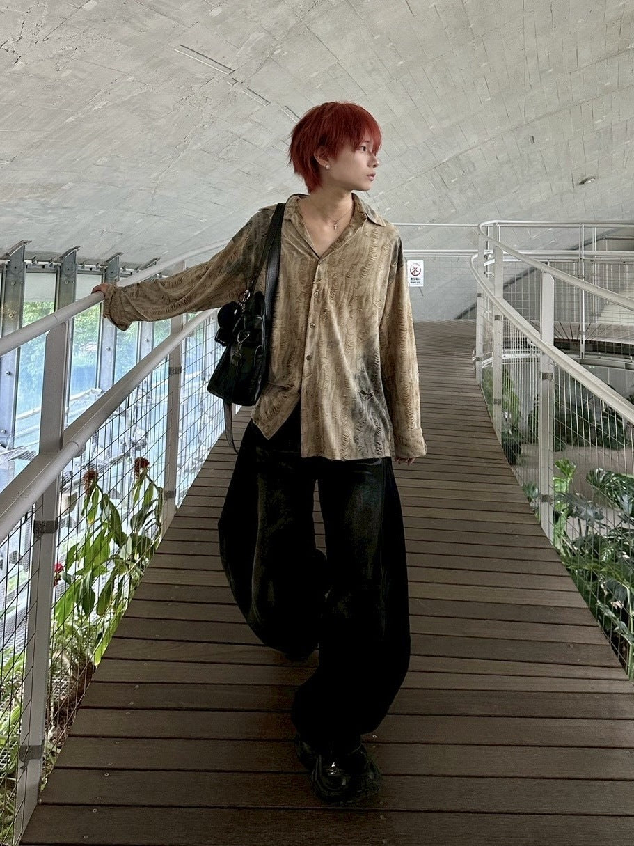 受注制【LUV CODE】damage shirt (3color)