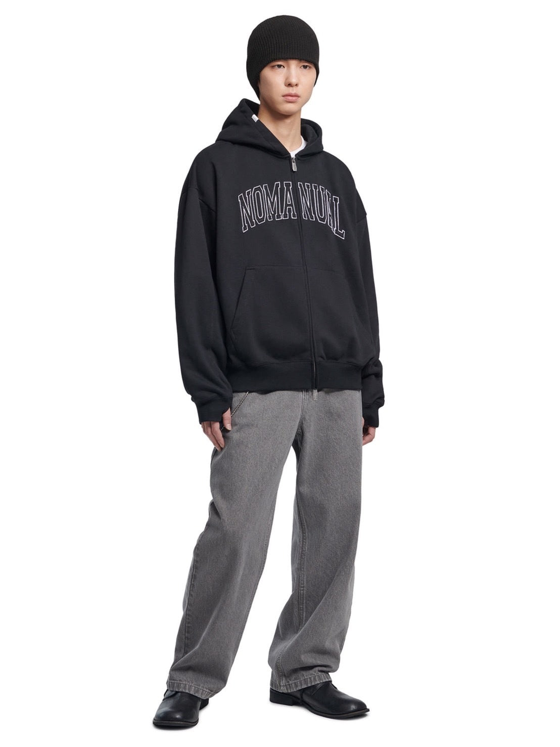 【NOMANUAL】STRAIGHT WIDE DENIM PANTS