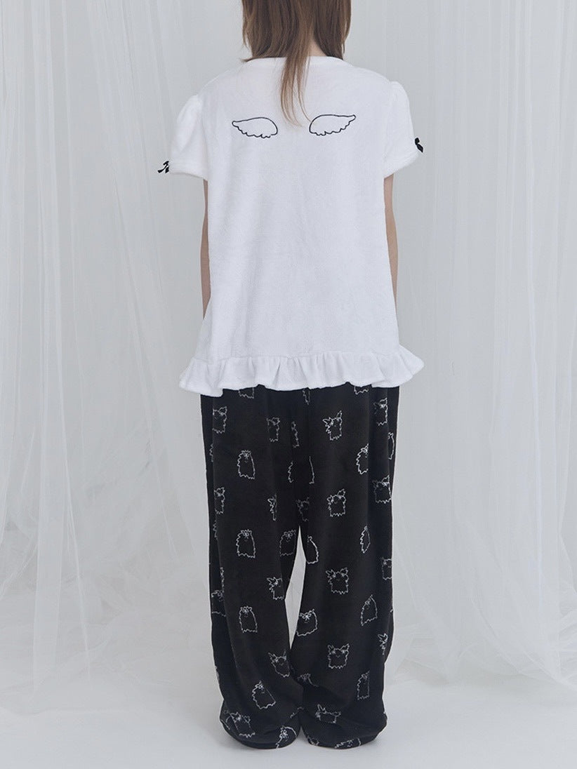 【FANCY X DUSTY】Zzz DUSTY SALON PAJAMA PANTS / 【ファンシー X ダスティ】Ｚｚｚダスティーサロンパジャマパンツ