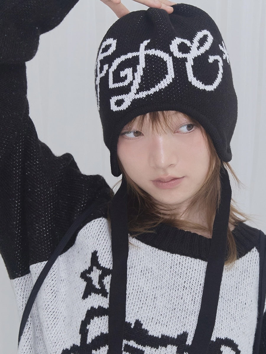 【FANCY X DUSTY】F.D.C EARFLAP BEANIE / 【ファンシー X ダスティ】F.D.Cイヤーフラップニット14