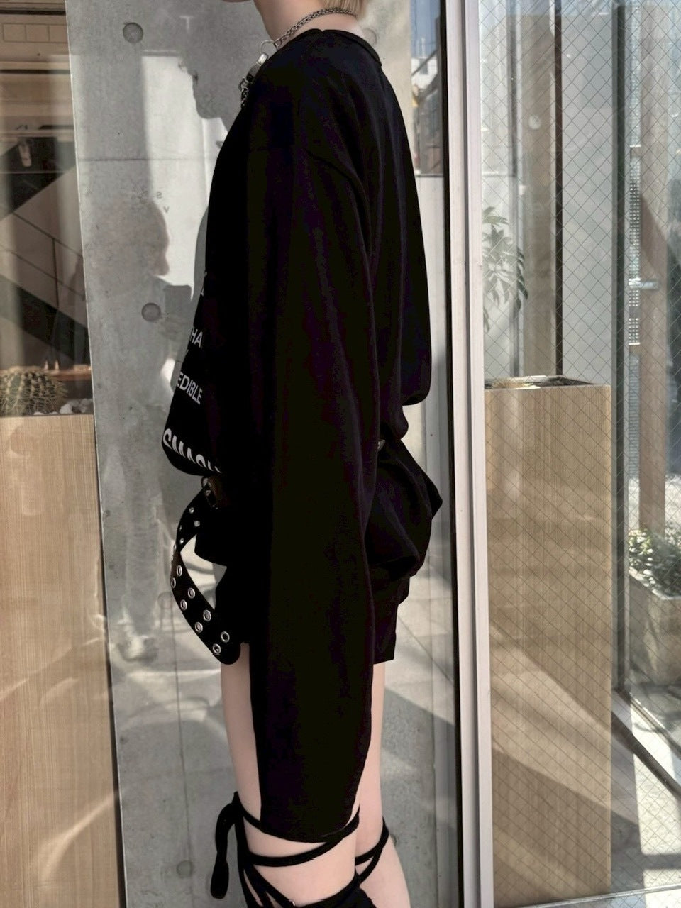 受注制【nmtc +】logo long sleeve / 【エヌエムティーシープラス】ロゴー長袖Ｔシャツ (4color)