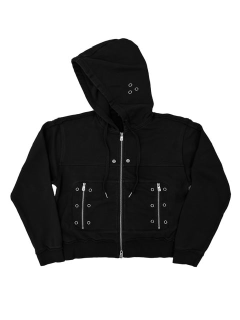 Rosen Kreuz】EYELET EDGE Set-Up ZIP-UP HOODIE – PRESSING WEB SHOP