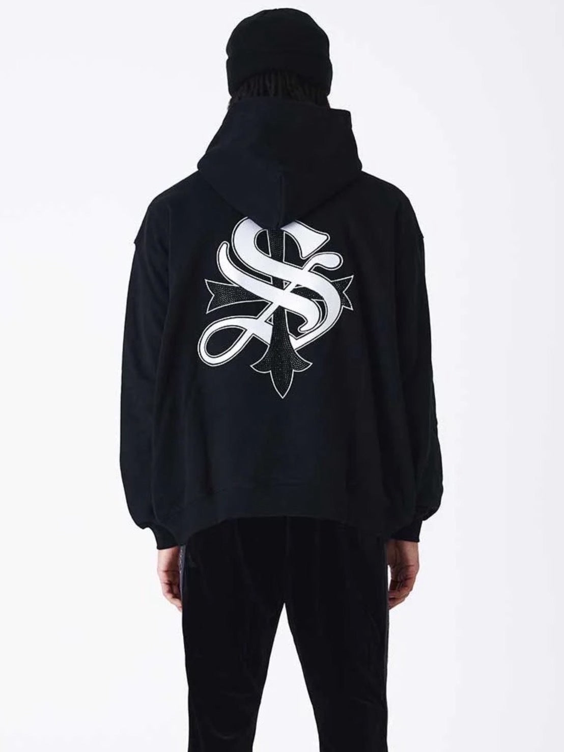 【SUPPLIER】Boxy Fit Cross Logo Hoodie / 【サプライヤー】クロスロゴプルオーバーパーカー