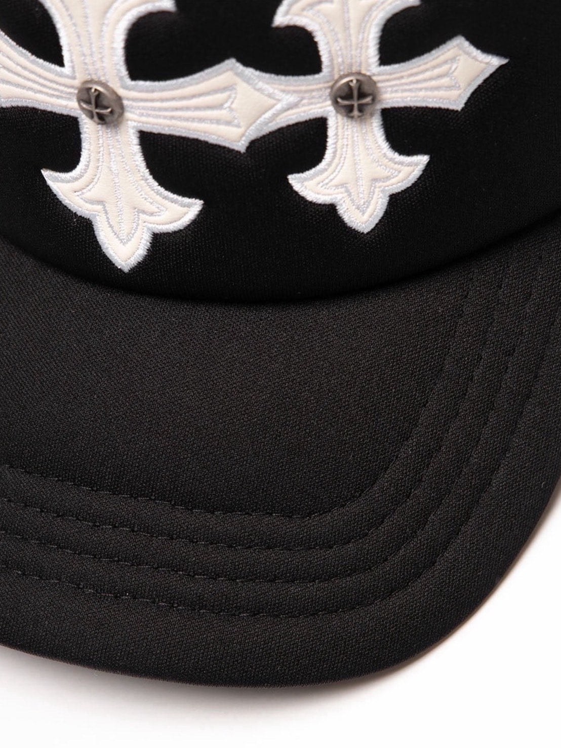 1/30 再入荷【SUPPLIER】Cross Leather Patch Mesh Cap / 【サプライヤー】クロスパッチメッシュキャップ