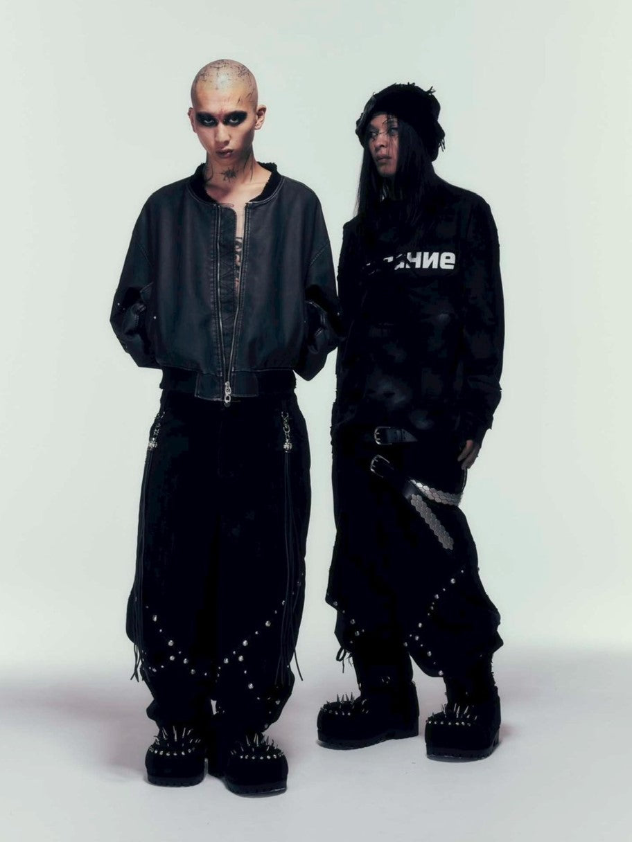 【DIG YOUR OWN GRAVE】DOUBLE UP PANTS /【ディグユアオウングレイブ】ダブルアップデニムパンツ