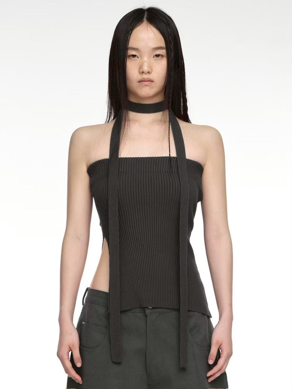 【NACHE】STRAP KNIT TANK TOP