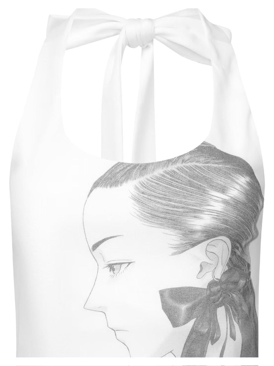 【NACHE】DRAWING HALTER SLEEVELESS