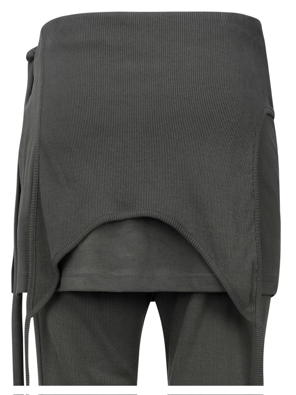 【NACHE】MIXED LAYERED SKIRT PANTS