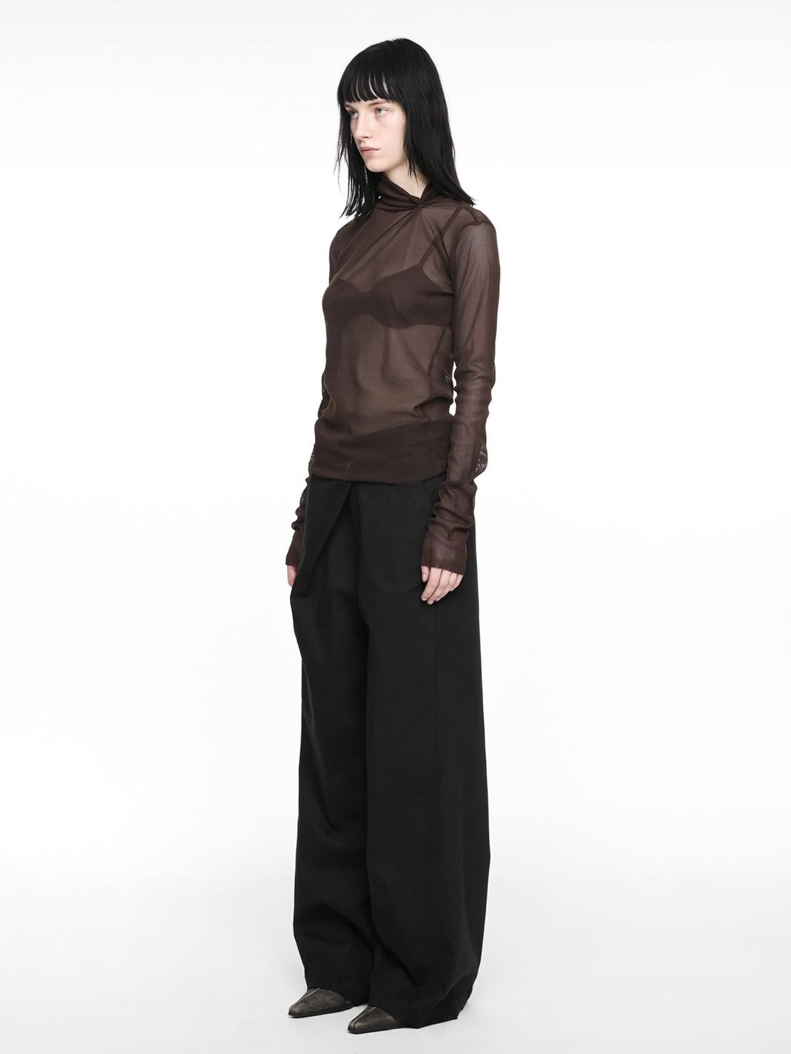 【NACHE】PULLED NECK LONG SLEEVE