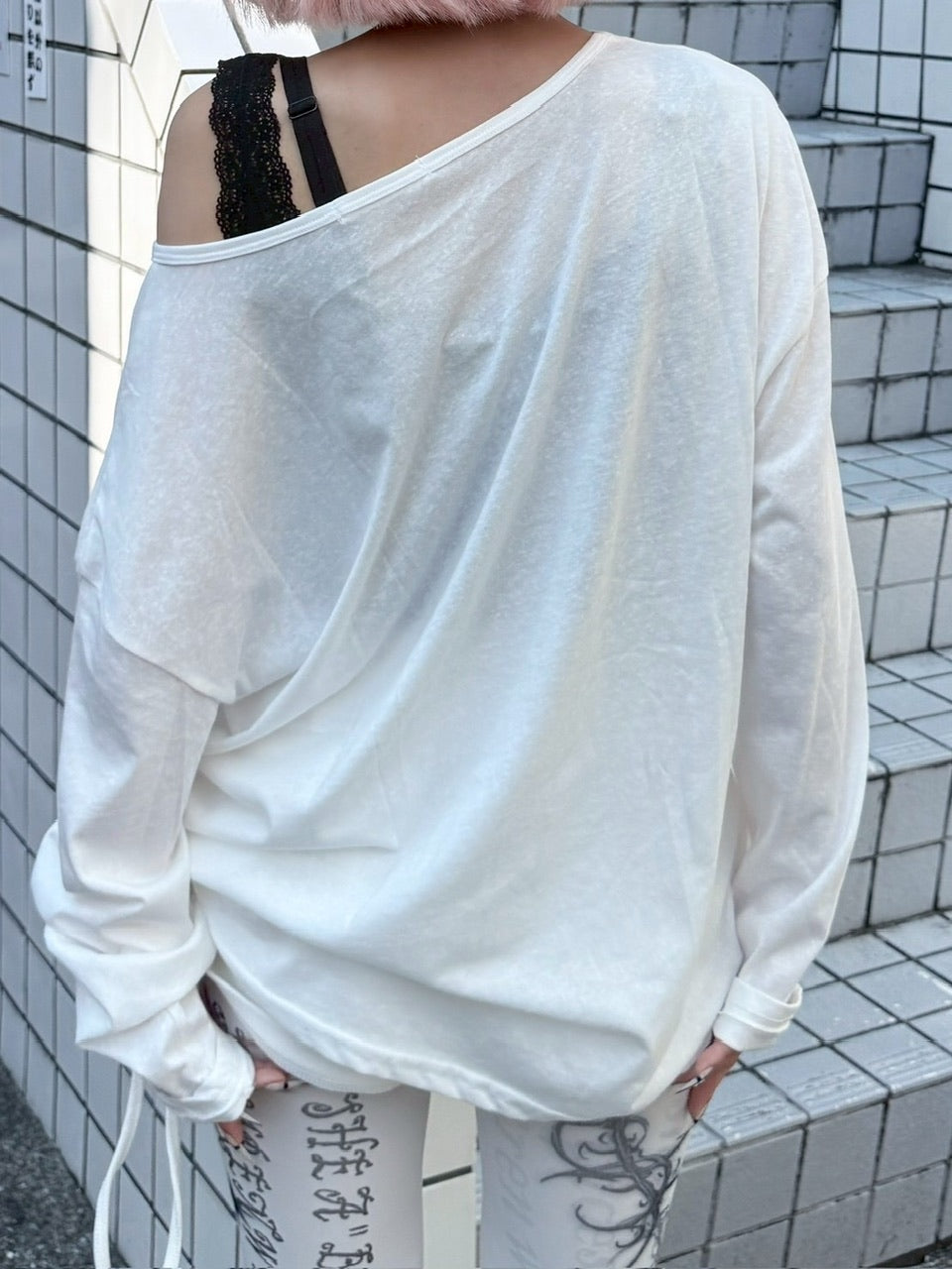 受注制【nmtc +】vintage cross long sleeve / 【エヌエムティーシープラス】ビンテージクロスデザイン長袖Tシャツ