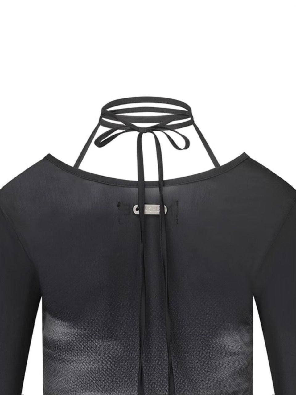 【NACHE】CUT-OUT SLIM FIT LONG SLEEVE