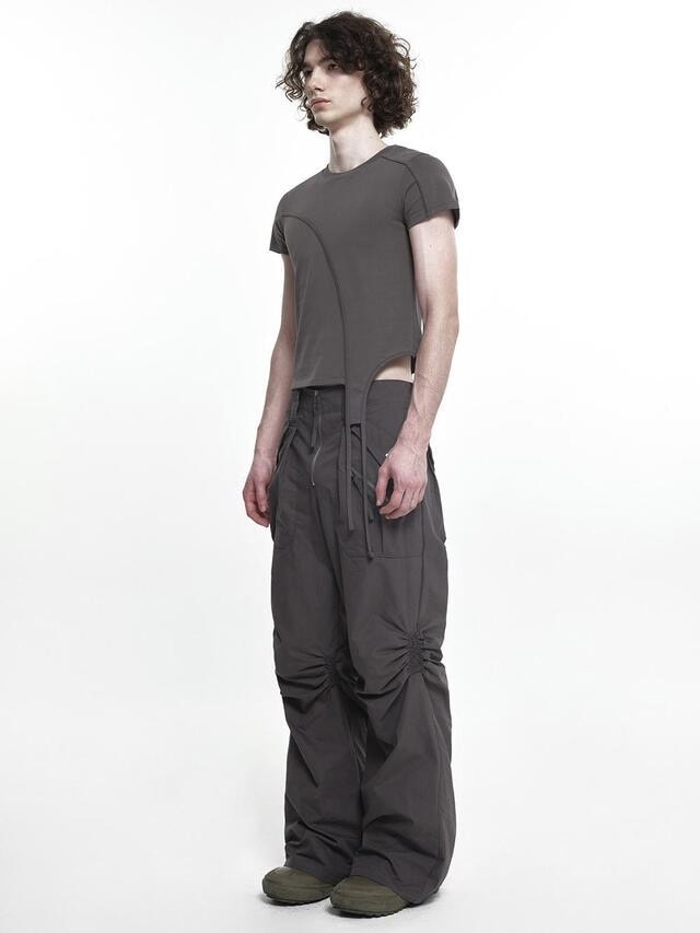 【NACHE】EXPOSURE ZIP DETAIL PANTS (UNISEX)