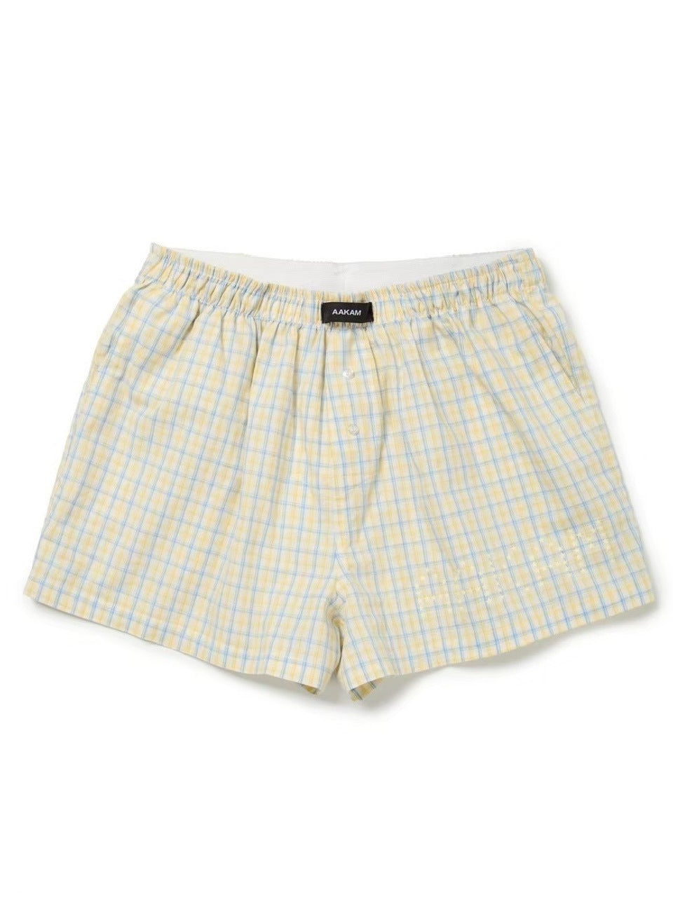 【AAKAM】Check Boxer