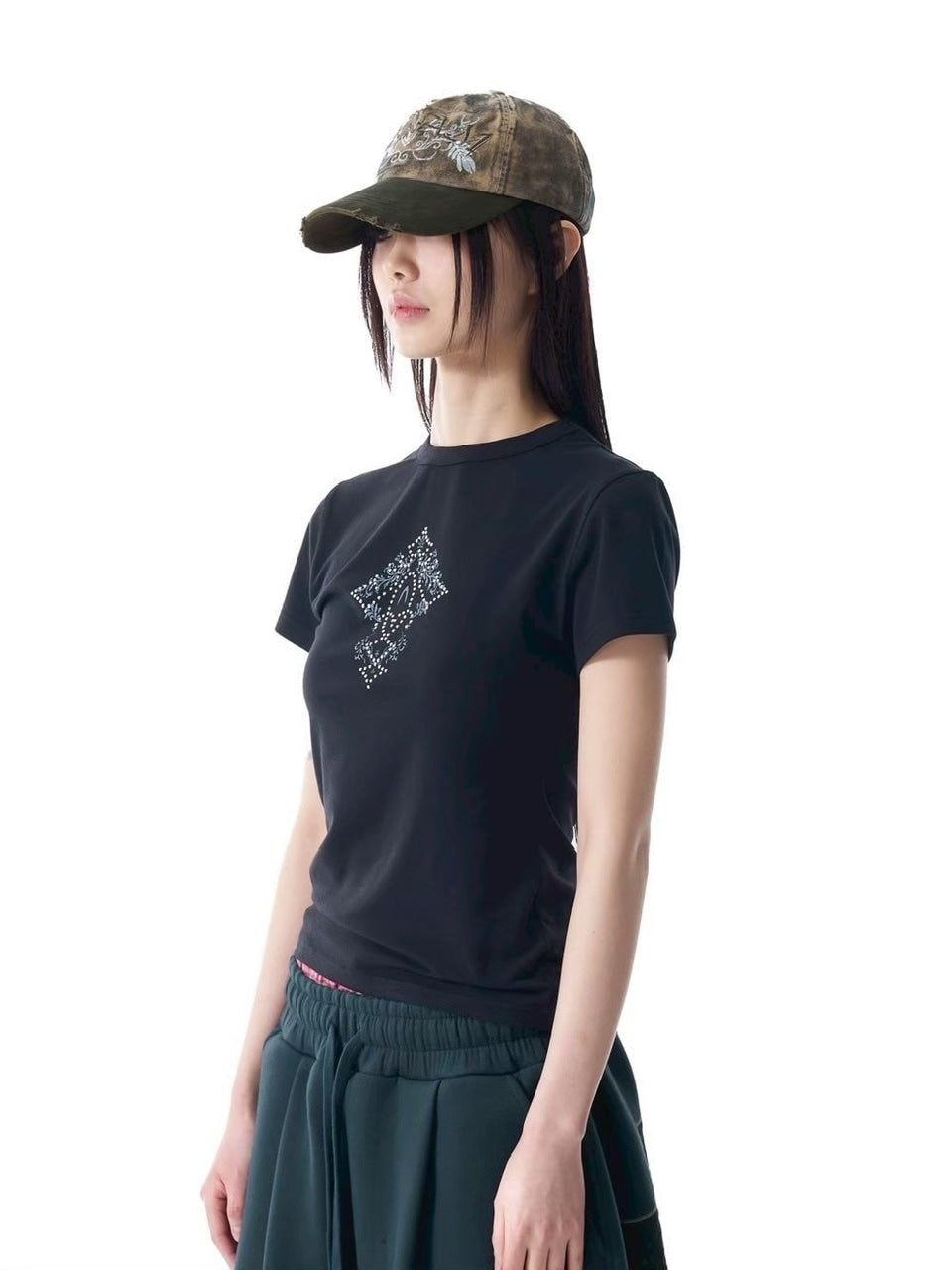 【AAKAM】VTG Washed Damage Ball Cap