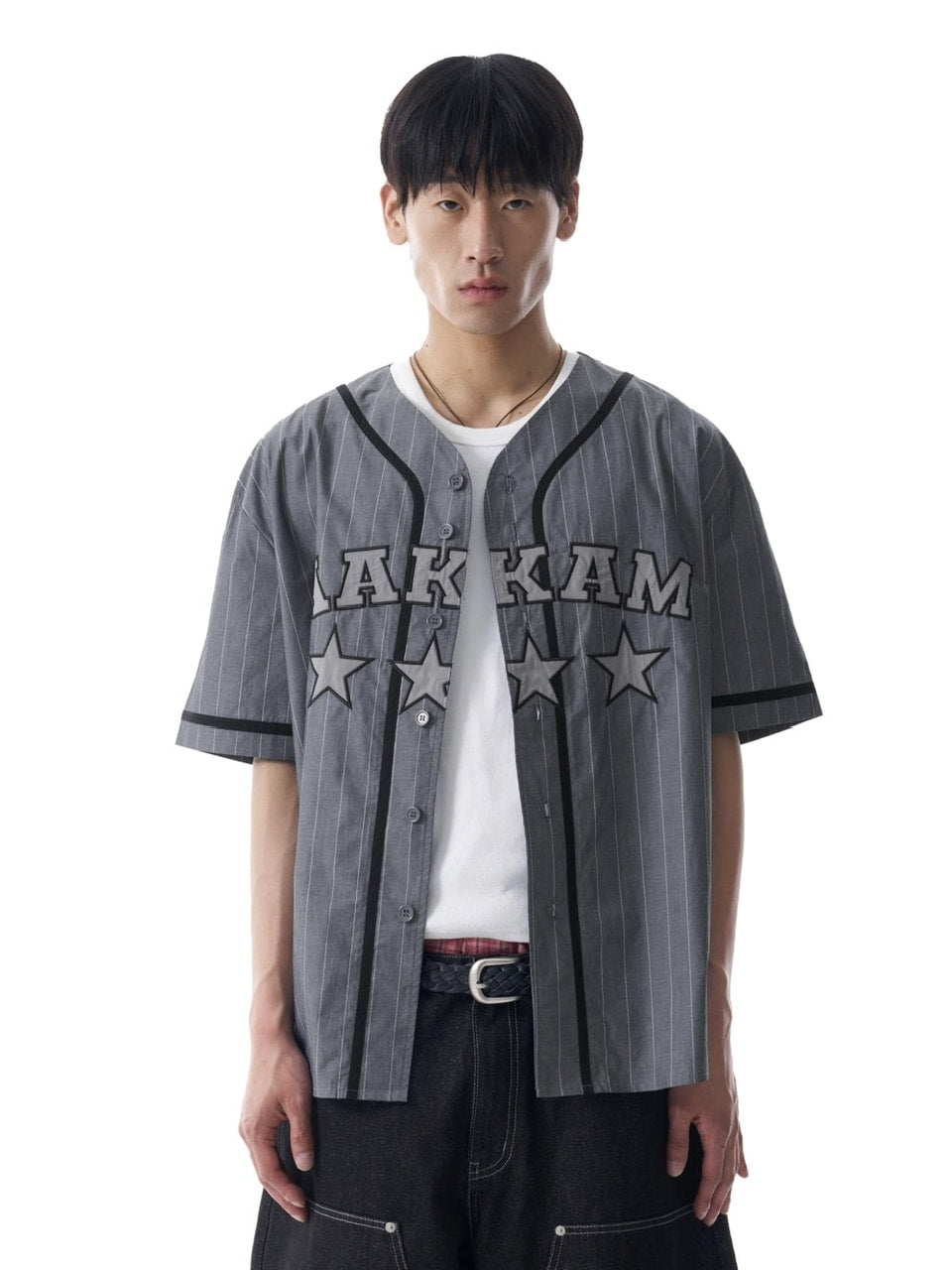 【AAKAM】Cotton Baseball Jersey