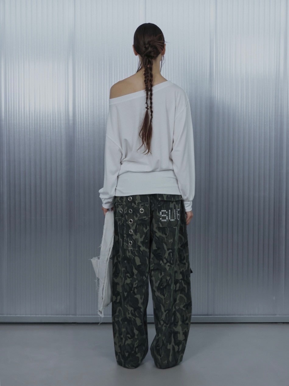 【SETUP‐EXE】BOLD LETTERING LOOSE TOP / 【セットアップエグゼ】ボールドレタリングルーズ長袖Ｔシャツ