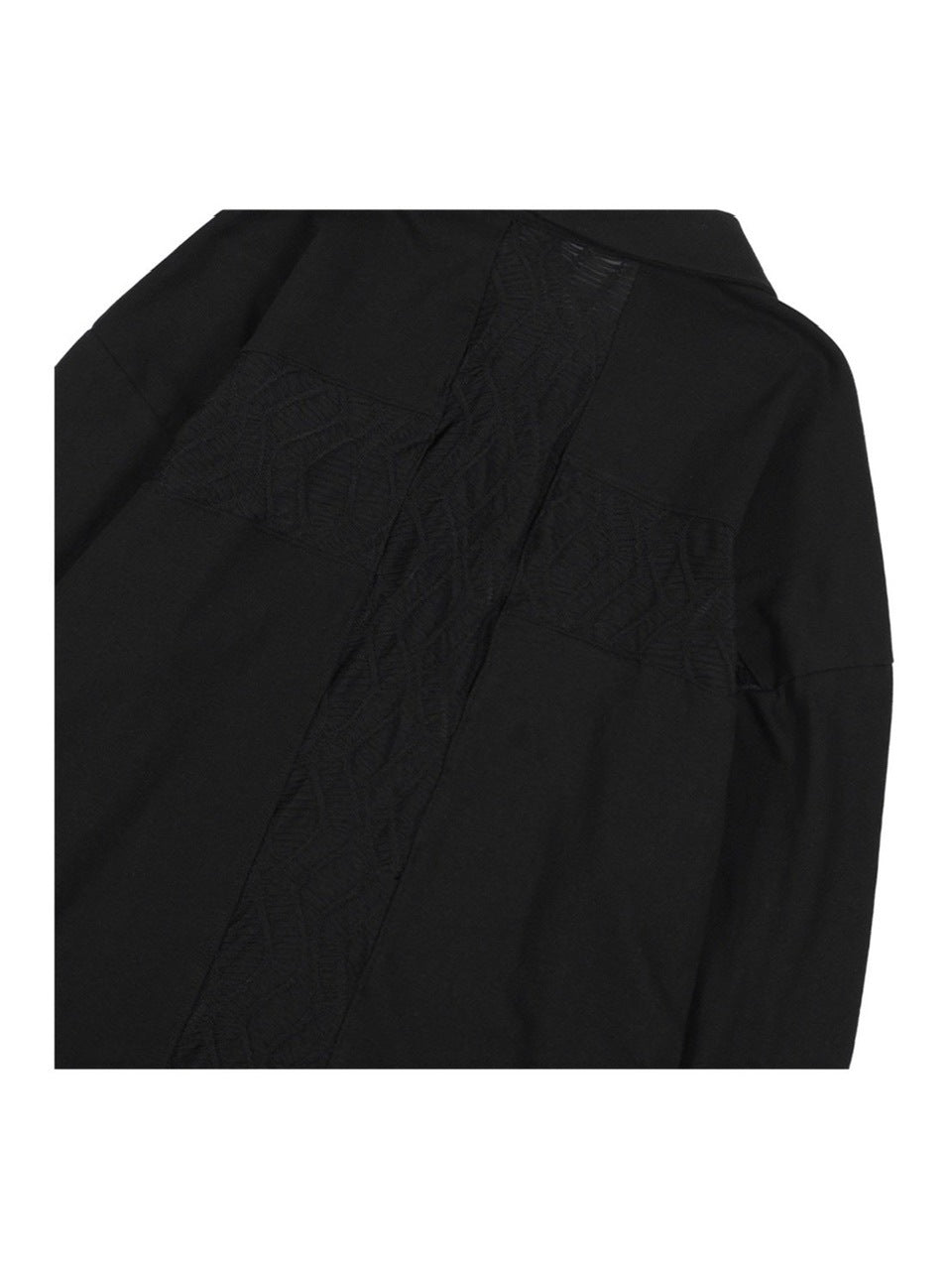 【FANCY CLUB】BACK CROSS OVER FIT COLLAR TEE / 【ファンシークラブ】バッククロスオーバーフィットカラー長袖Ｔシャツ