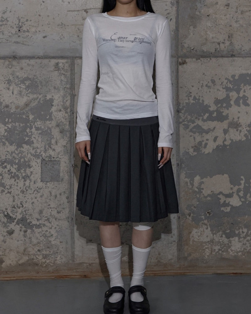 【FANCY CLUB】BACK CROSS LONG SLEEVE / 【ファンシークラブ】バッククロス長袖Ｔシャツ