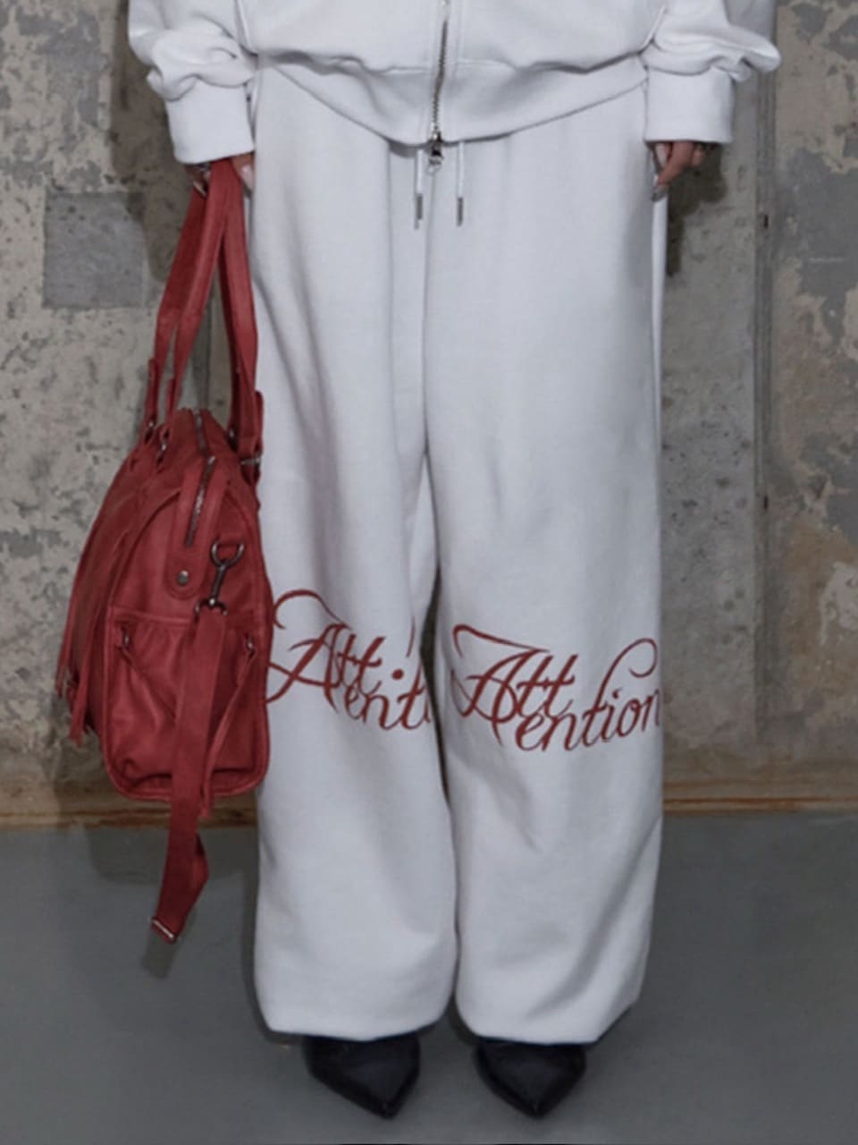 【FANCY CLUB】ATTENTION SWEATPANTS / 【ファンシークラブ】アテンションスウェットパンツ