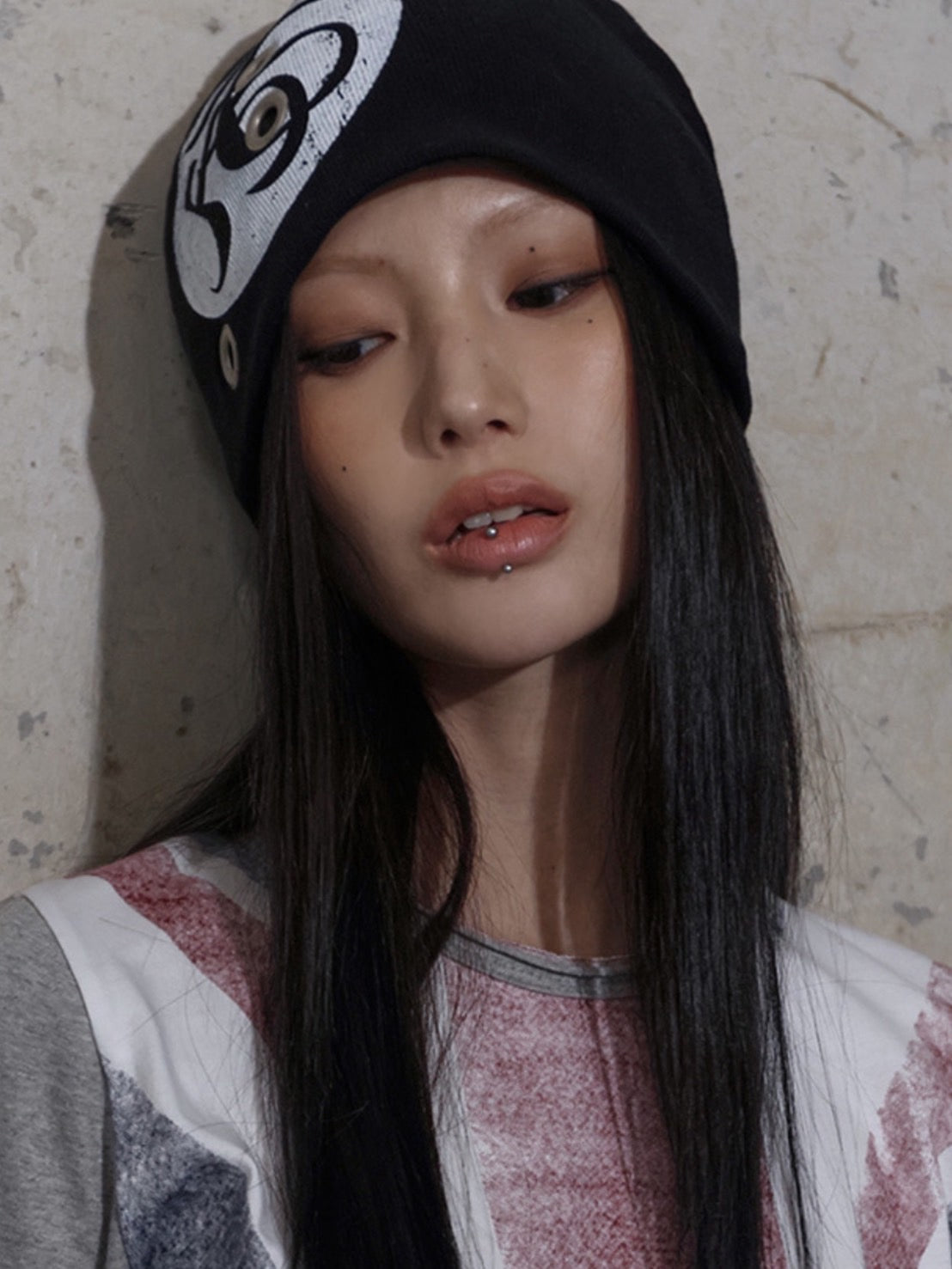 【FANCY CLUB】FY EYELET BEANIE / 【ファンシークラブ】ＦＹアイレットニット帽