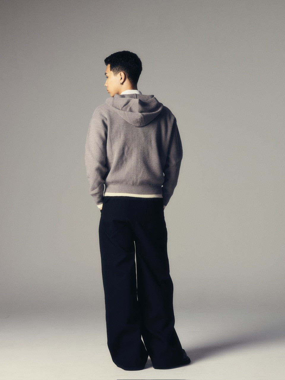 【CS】layered knit zip hoodie CS】layered knit zip hoodie – PRESSING WEB SHOP