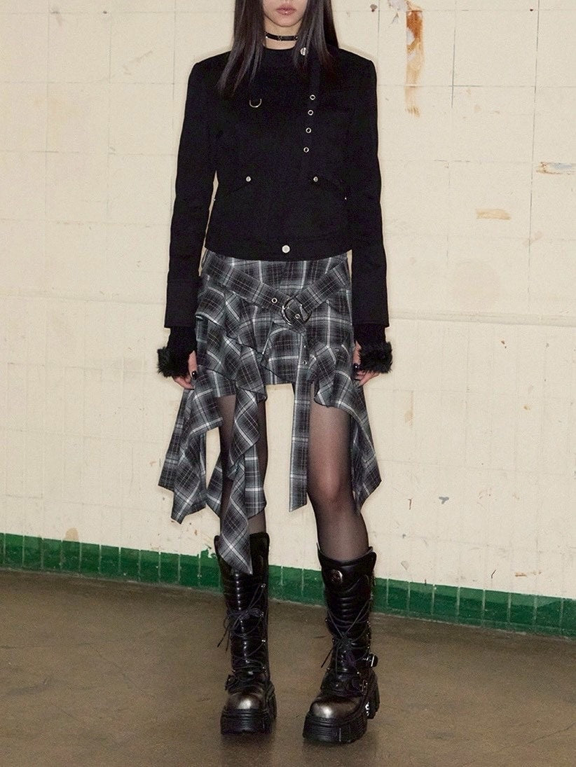 【NOT KNOWING】Back Cross Stud Jacket / 【ノットノーイング】バッククロススタッヅジャケット