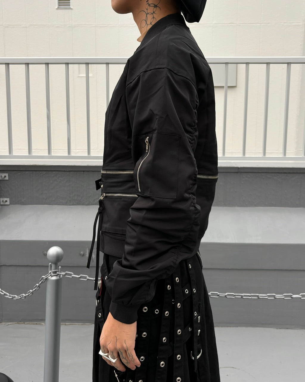 【Never mind the XU】2way light jacket / 【ネバーマインドザエックスユー】ツーウェイライトジャケット