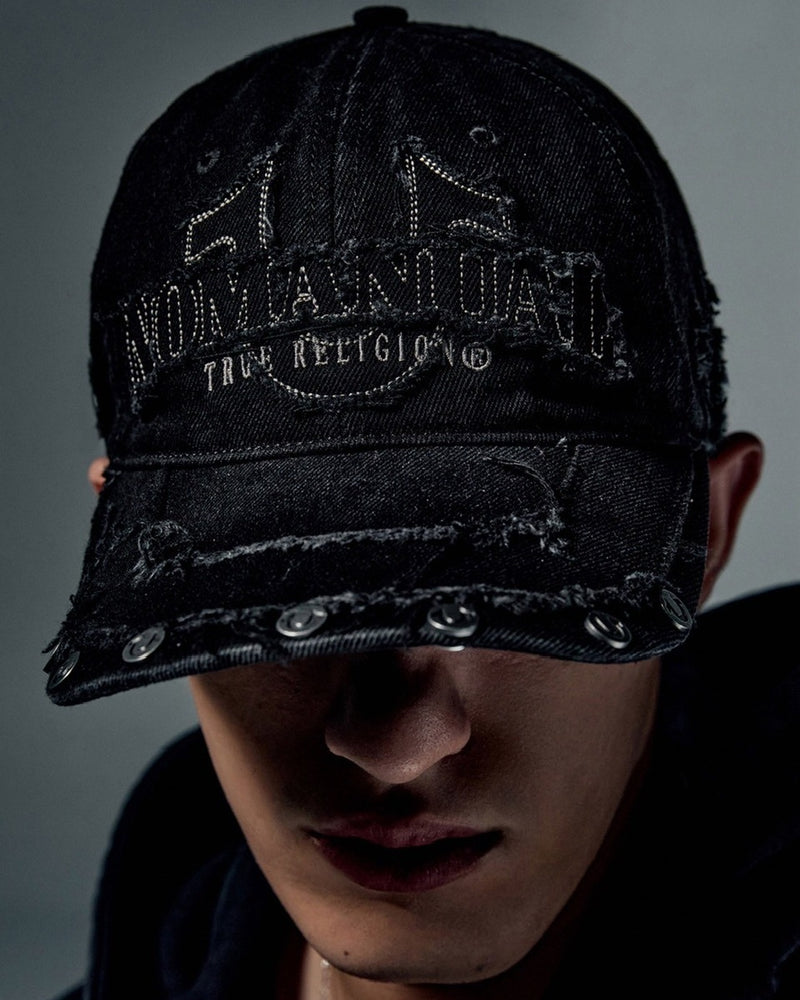 【NOMANUAL】NO RELIGION LOGO PATCHWORK CAP