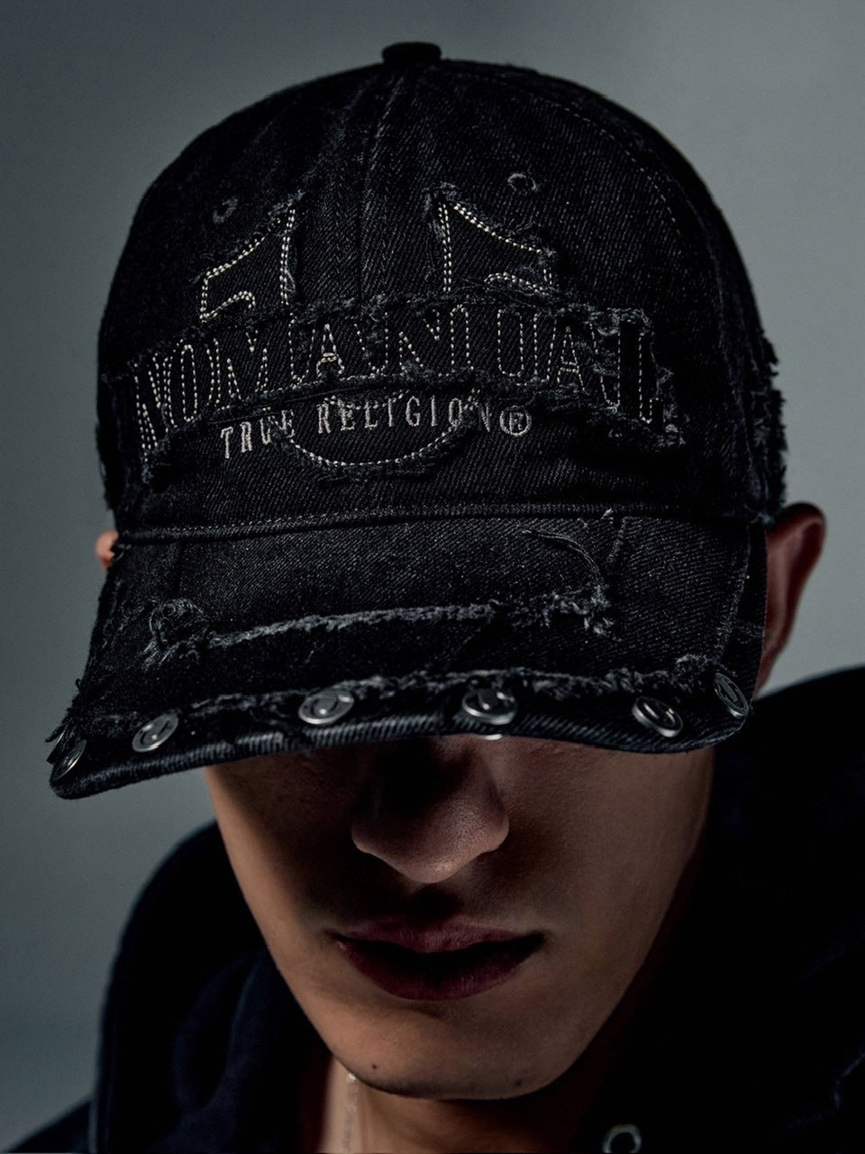 【NOMANUAL】NO RELIGION LOGO PATCHWORK CAP