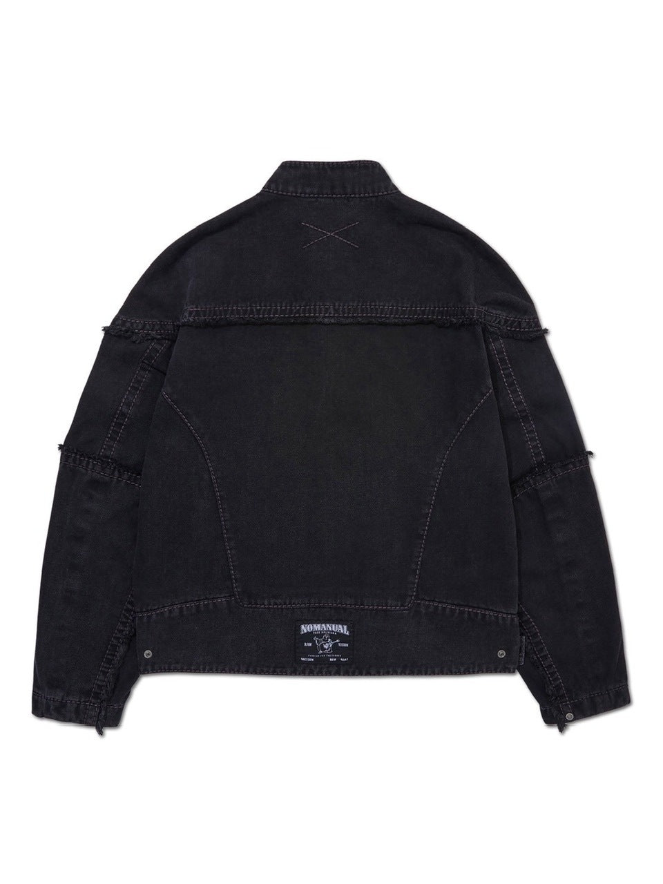 【NOMANUAL】NO RELIGION DENIM RIDER JACKET
