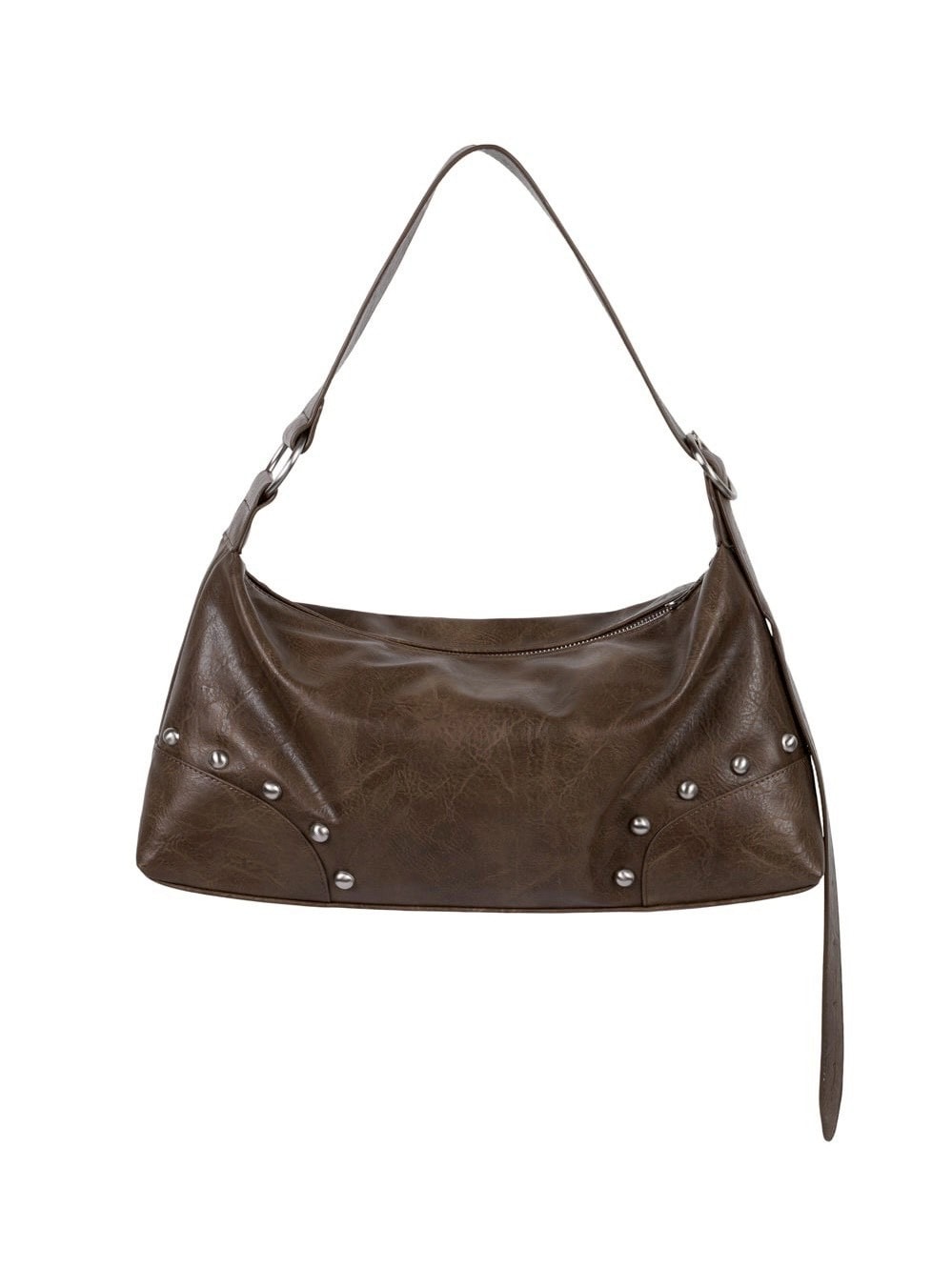【IUGAMAKARAS】Studded Hobo Bag