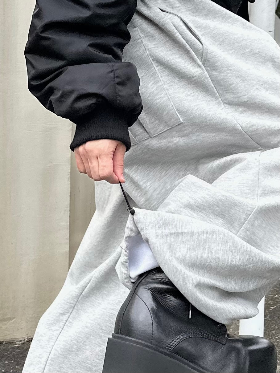 大阪店WEB限定受注制【Chikashitsu +】double tuck balloon sweat pants / 【チカシツプラス】ダブルタックバルーンスウェットパンツ (2color)