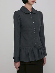 【FLAREUP】Dani Frill Shirts / 【フレアアップ】ダニフリルシャツ