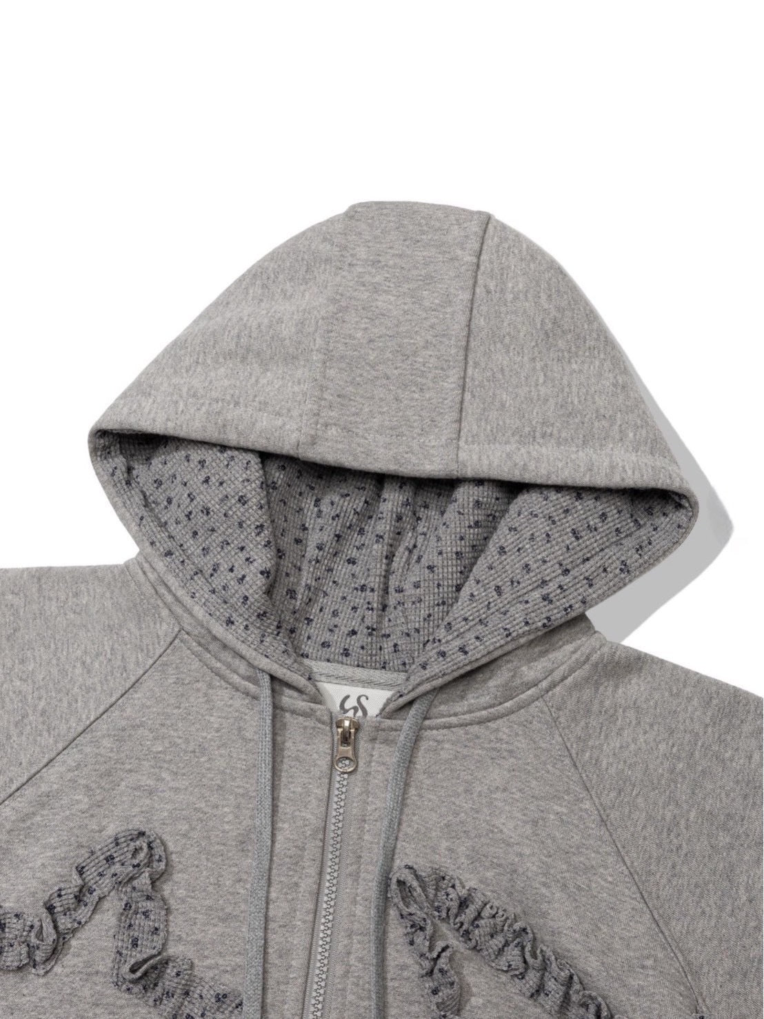 12/21 20:00 再販【Uglyshadow】FLOWER STAR HOODED ZIPUP