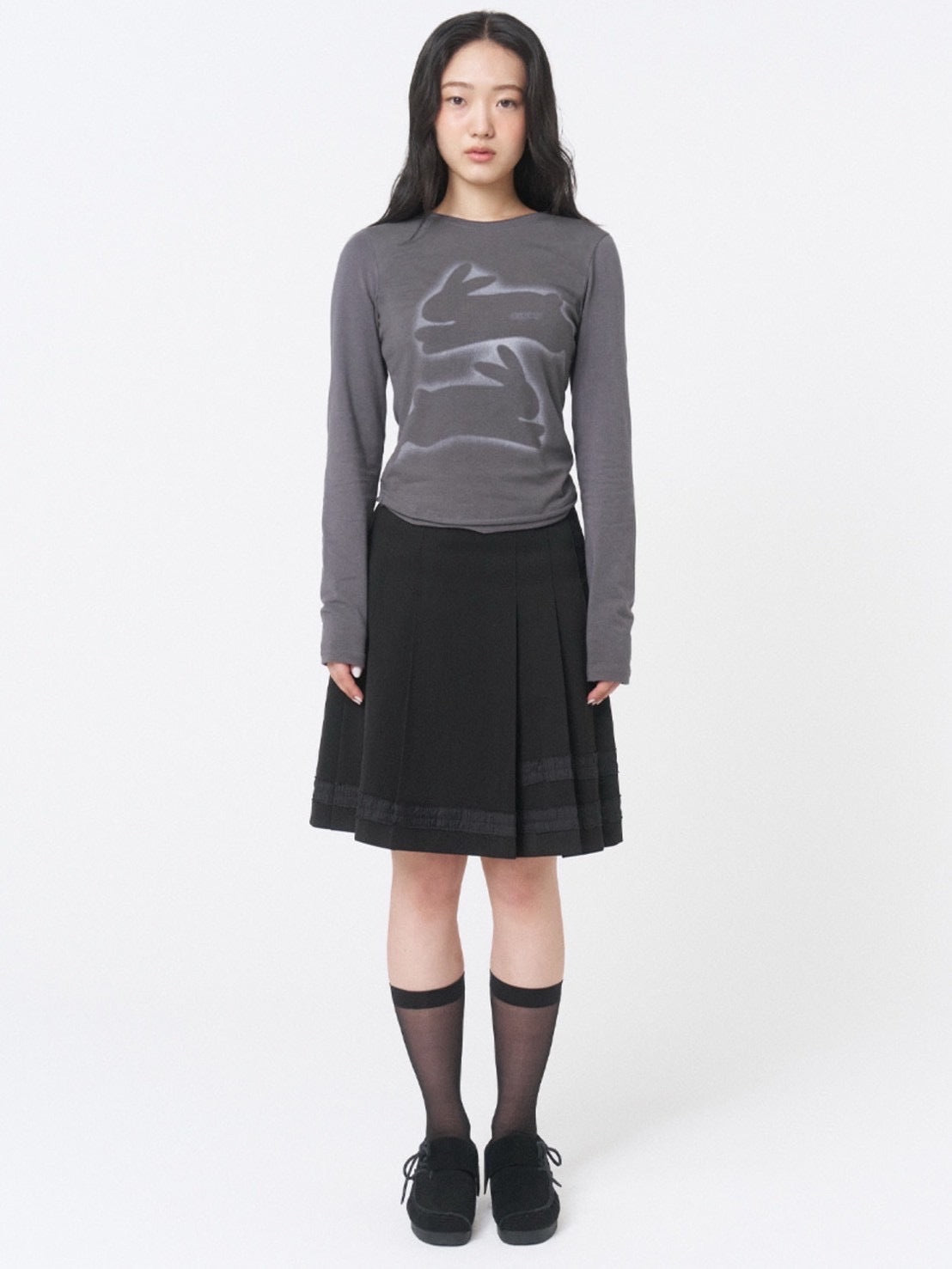 【Miseki seoul】Twin rabbit long sleeves