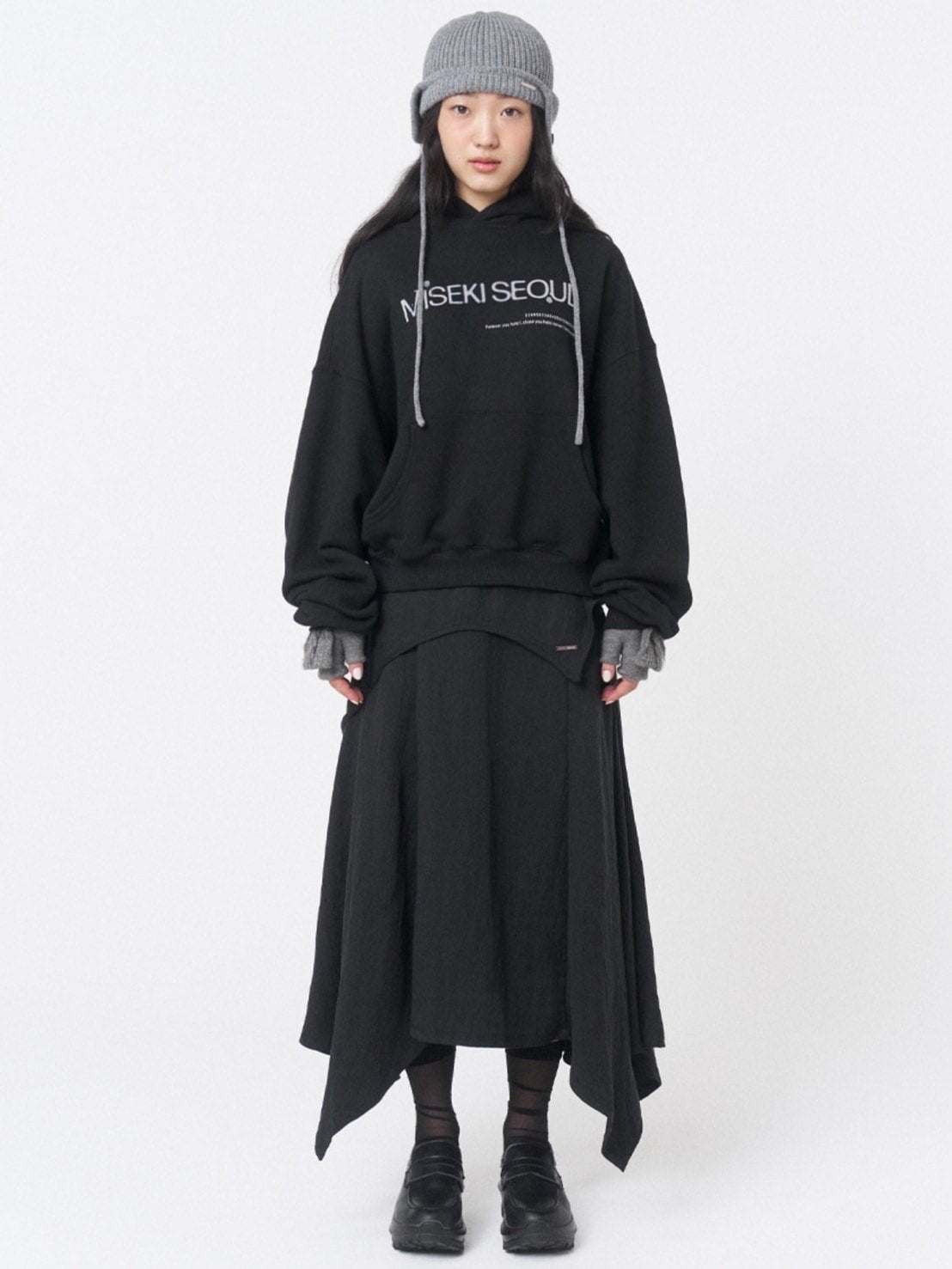 【Miseki seoul】Flutter folding Skirt