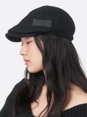 【Miseki seoul】Patch wool hunting cap