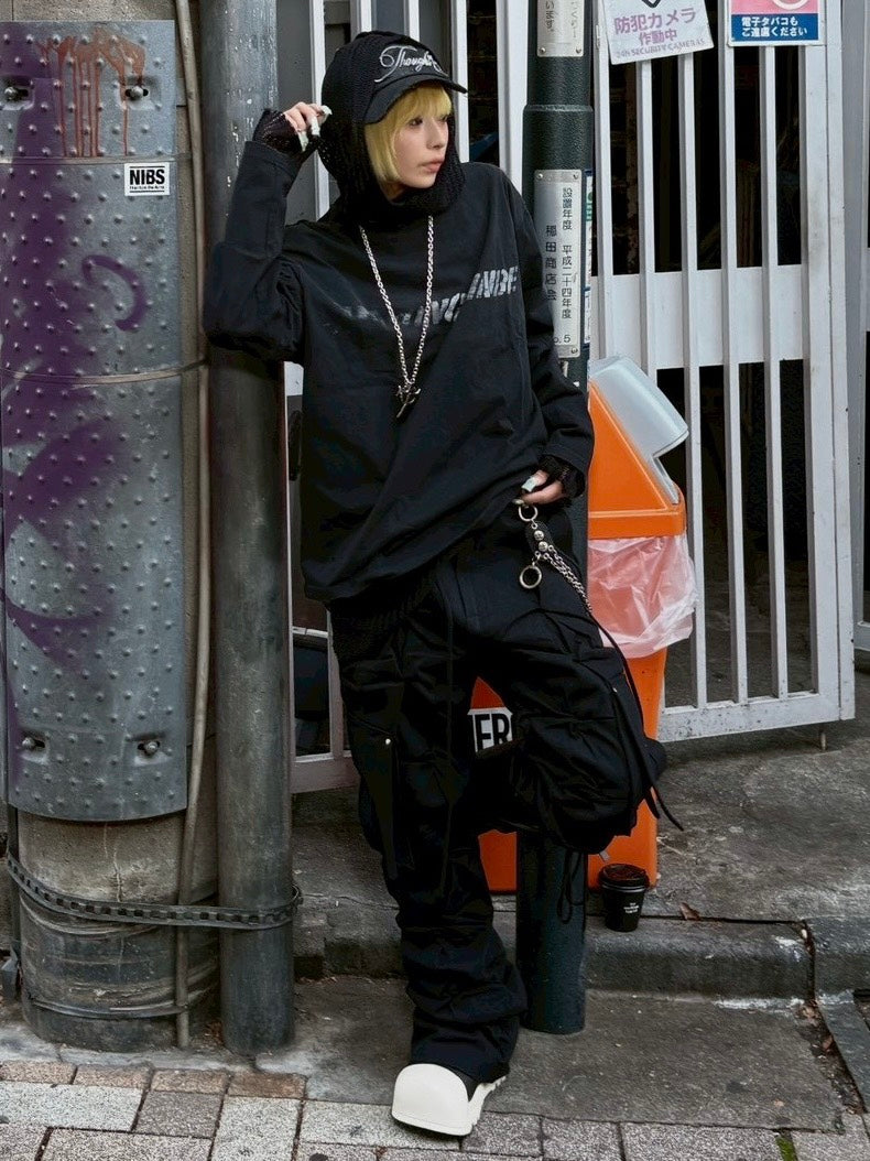 【Never mind the XU】washed long sleeve / 【ネバーマインドザエックスユー】ウォッシュ長袖Tシャツ (2color)