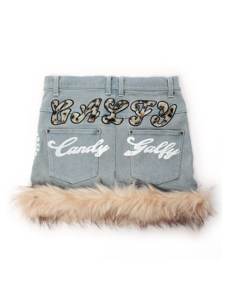 【GALFY】ぎゃるちゃんファーデニムミニ