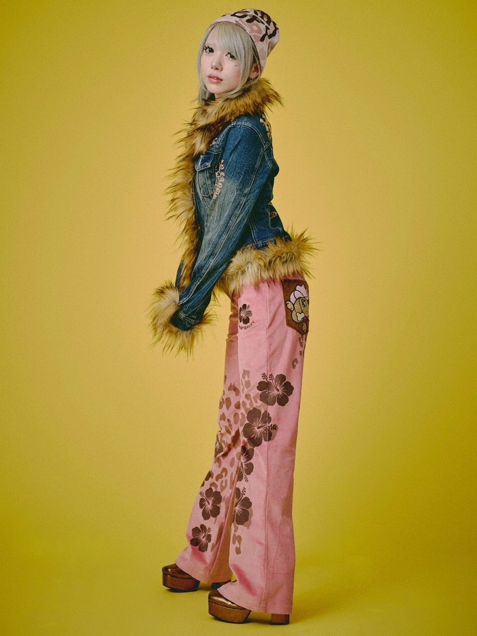 【GALFY】ぎゃるちゃんファーデニムJKT