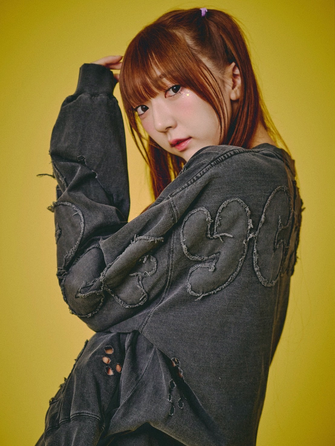 【GALFY】ぼろぼろロゴ百合の紋ロンTee