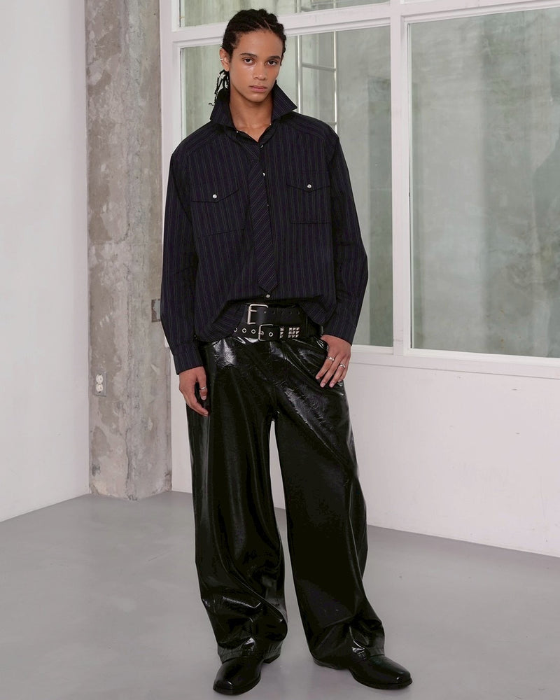 【ESC STUDIO】Patent leather pants