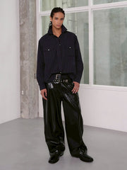 【ESC STUDIO】Patent leather pants