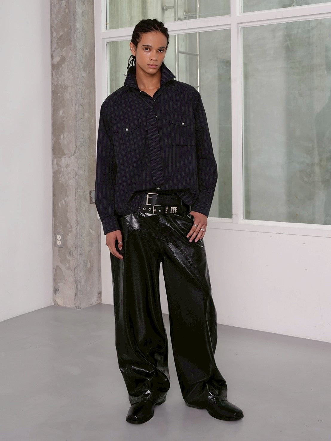 【ESC STUDIO】Patent leather pants