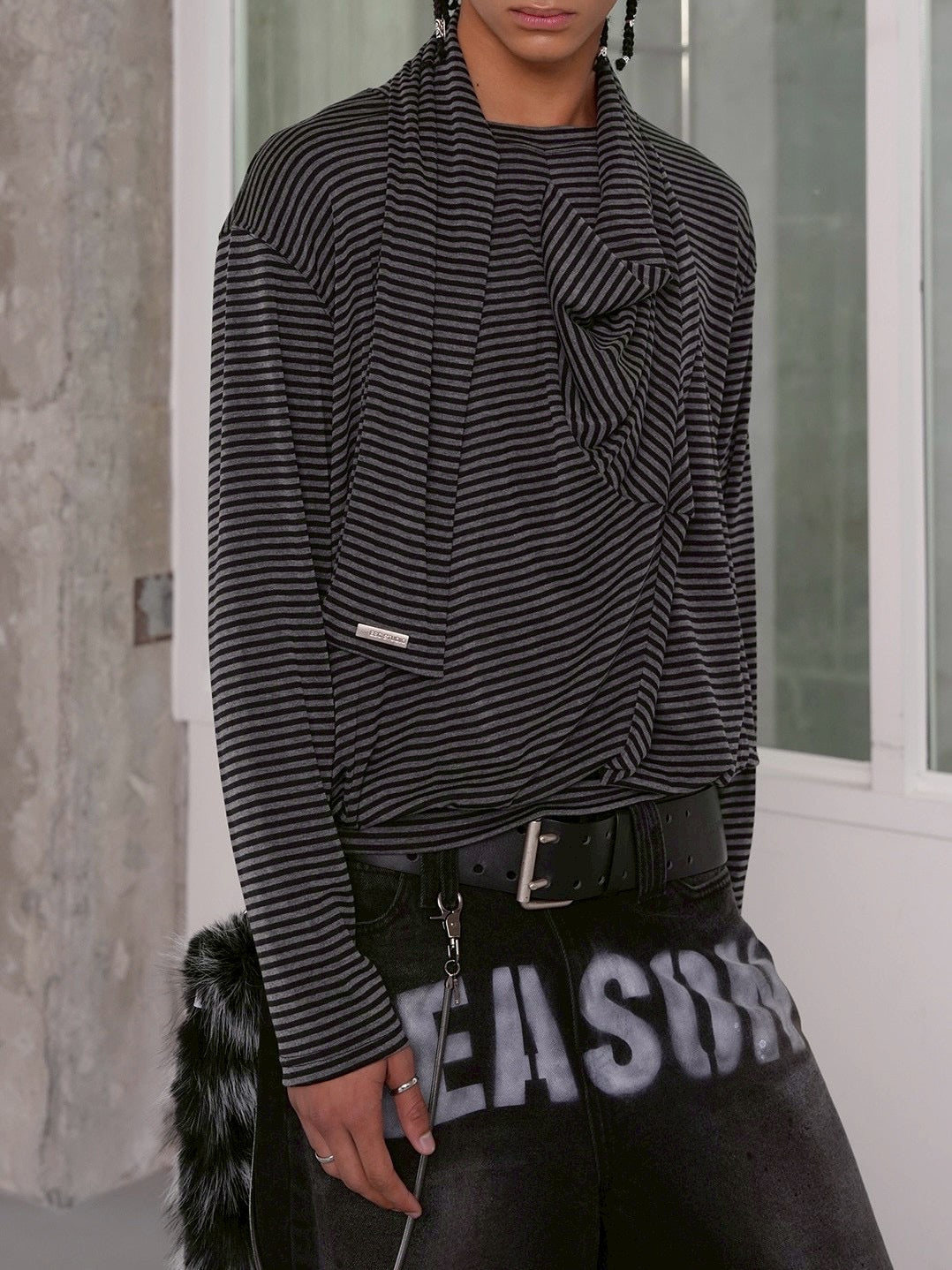 【ESC STUDIO】Fur tail multi chain